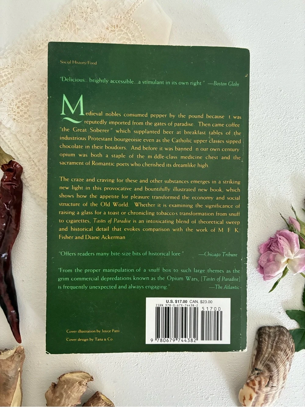 Tastes of Paradise Paperback Book - Wolfgang Schivelbusch